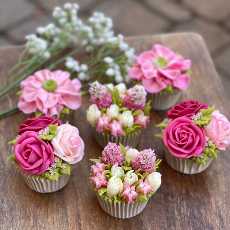 Premium Florals - Blooming Kupcakes