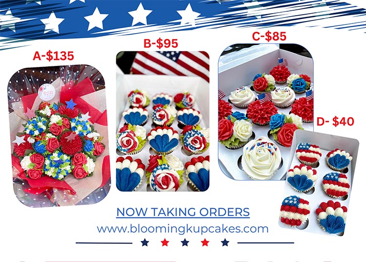 July Cupcake Specials - Blooming Kupcakes